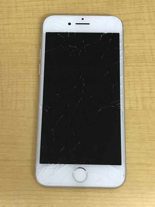 iPhone7 ガラス割れ
