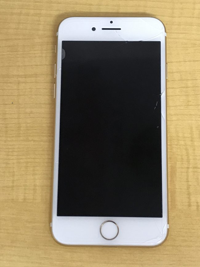 iPhone7 ガラス割れ