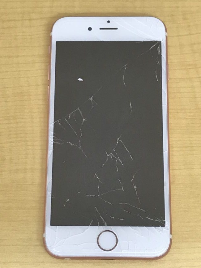 iPhone6s ガラス割れ
