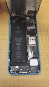 iPhone5c バッテリー交換