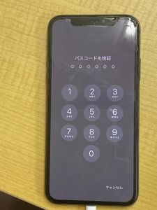 iPhone Repair 起動不良 パスコードを検証