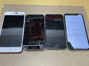 iPhone Repair ガラス割れ