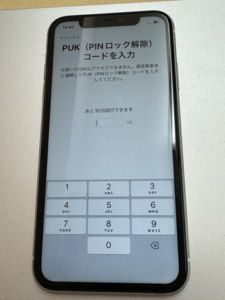 iPhone Repair PINロック解除